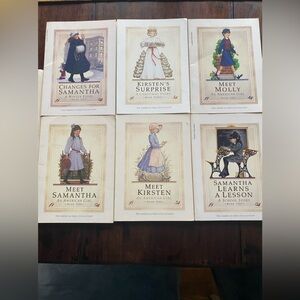 Lot of 7 American Girl books. Meet Molly & Meet Kirsten 1986 1st editions & More